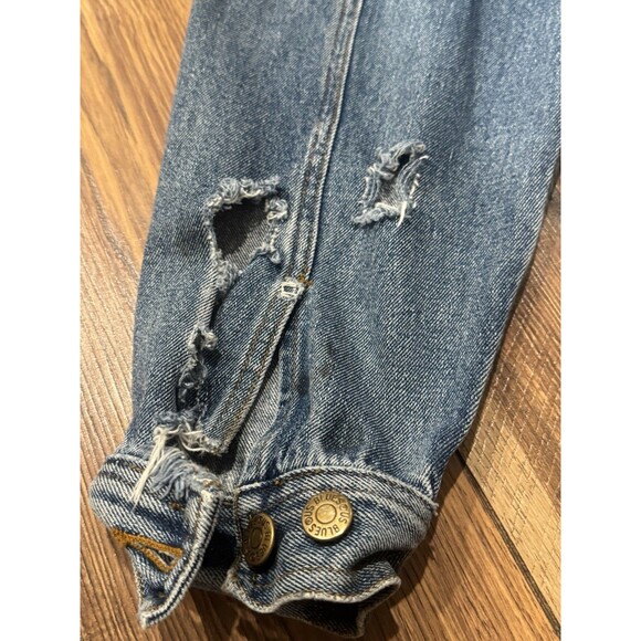 Vintage 90s U.S. Blues Traditional Blue Jean Denim Jacket Size L (SEE PICS!) - Picture 6 of 8